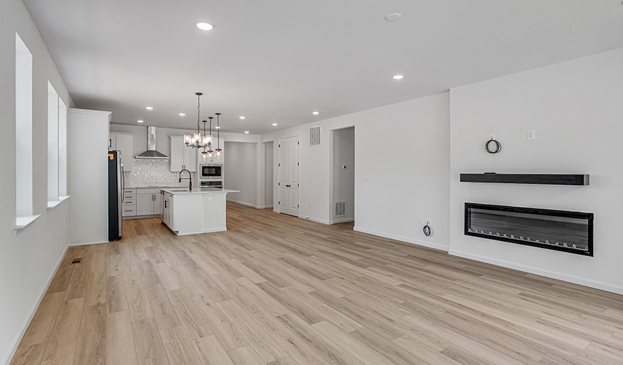 Great Room of the Arlington floor plan