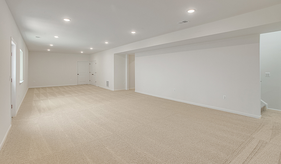 Basement of the Arlington floor plan