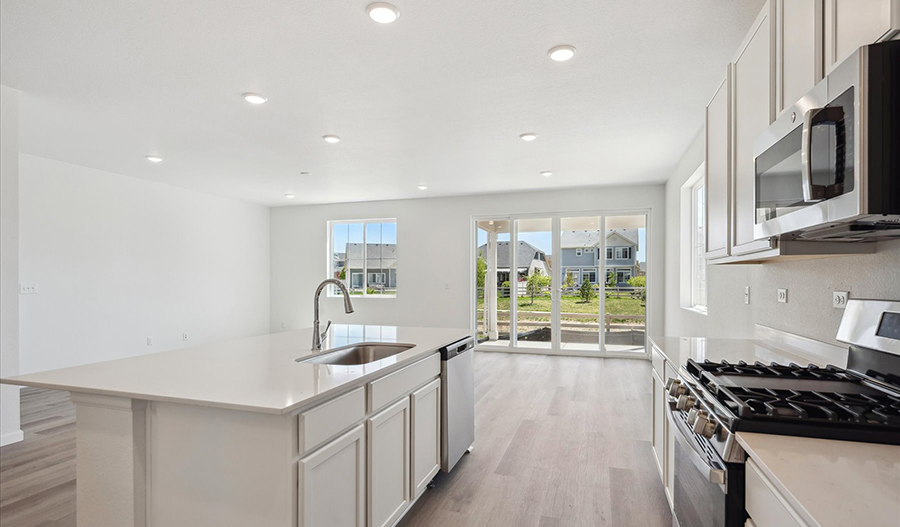 Kitchen of the Elderberry floor plan