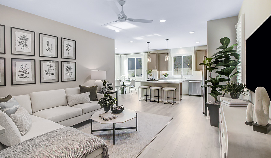 Great Room of the lena floor plan
