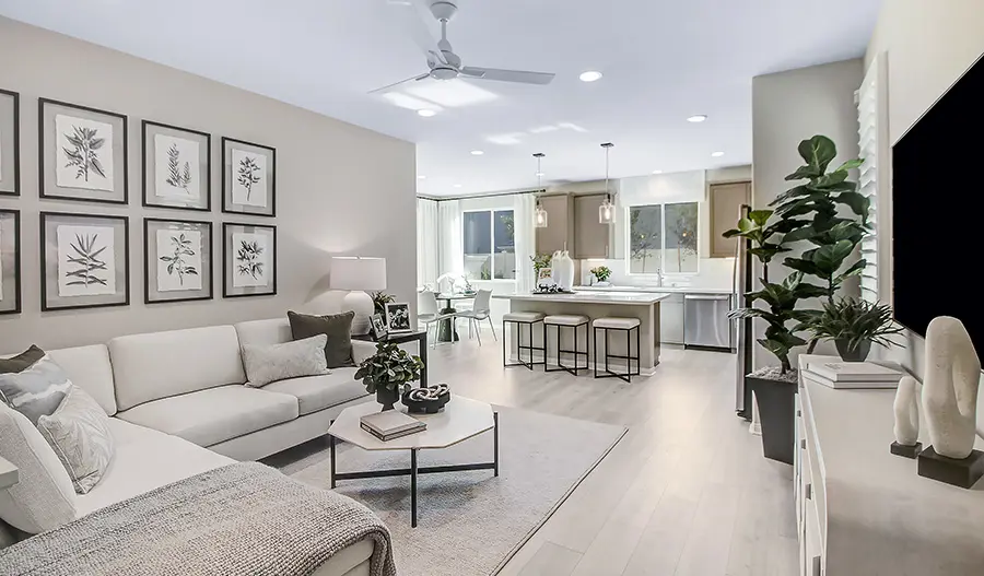 Great Room of the lena floor plan