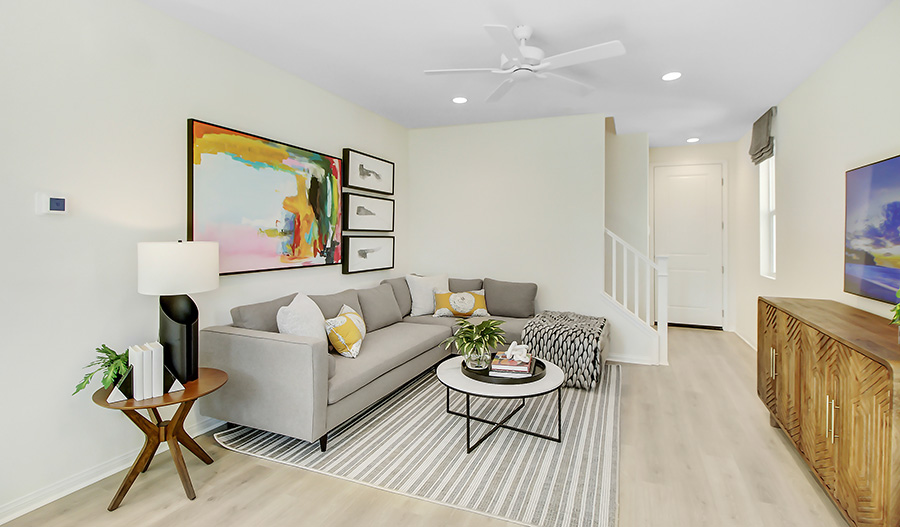 Great Room of the Leigh floor plan