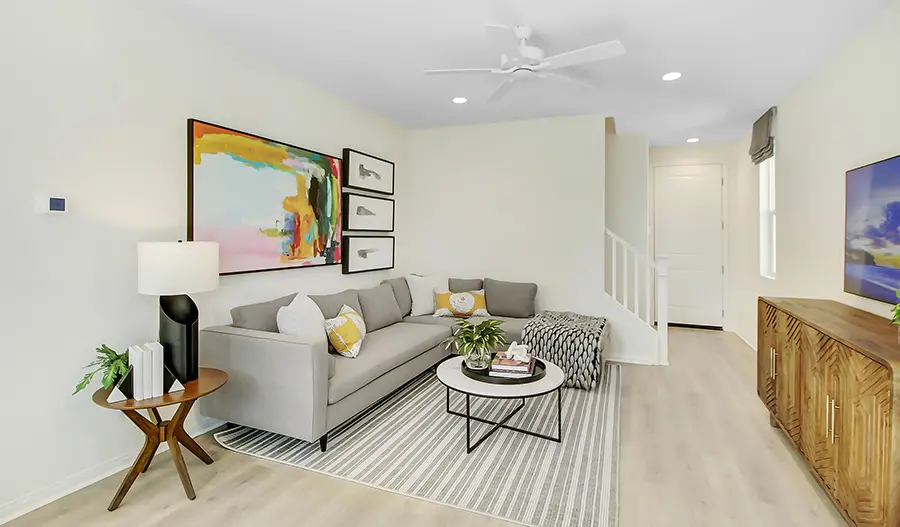 Great Room of the Leigh floor plan