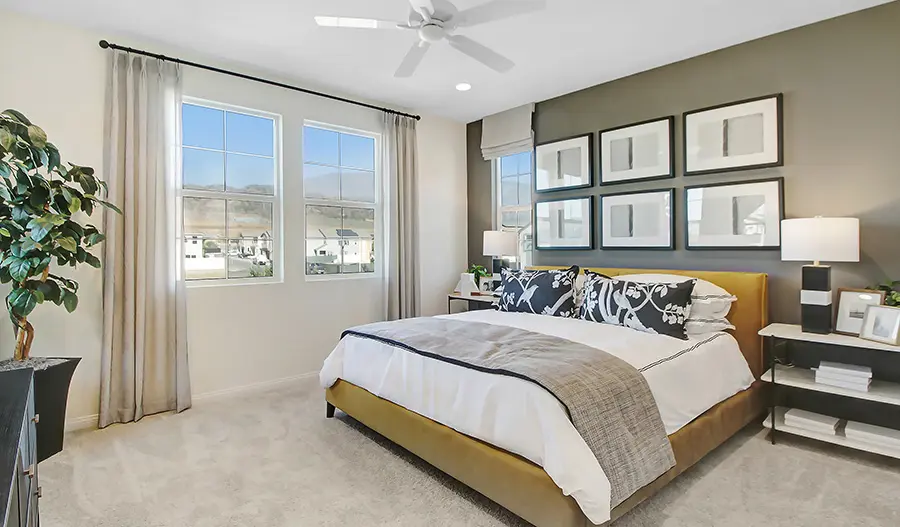 Bedroom of the Leigh floor plan