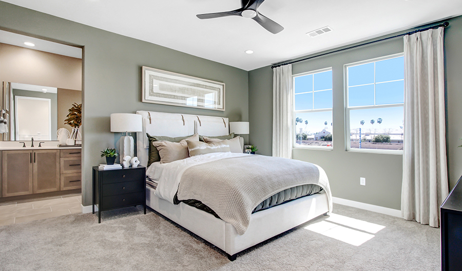 Bedroom Bedroom of the Northrop floor plan