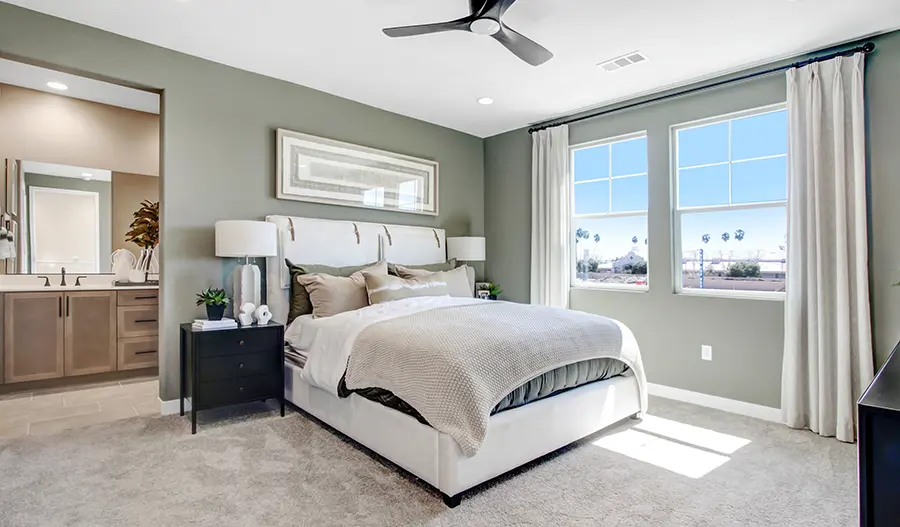 Bedroom Bedroom of the Northrop floor plan