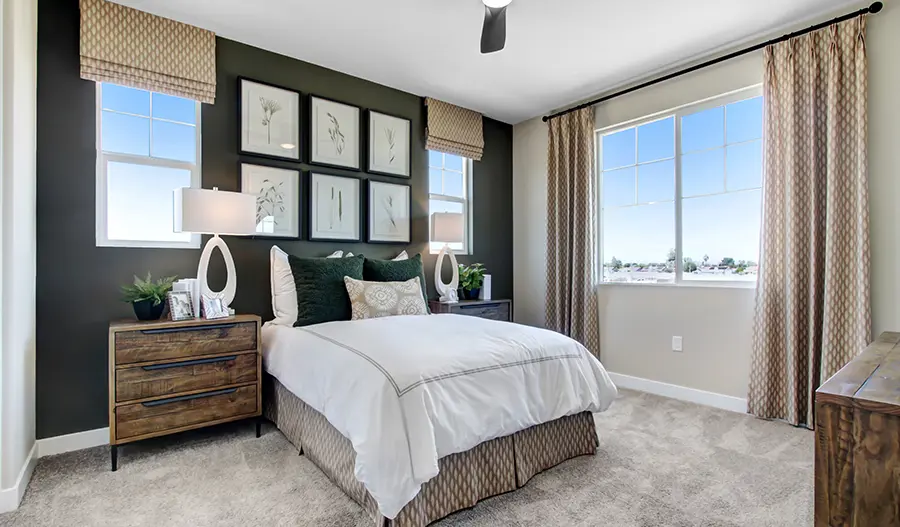 Bedroom Bedroom of the Northrop floor plan