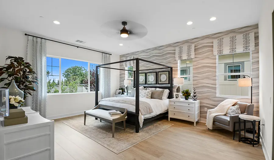 Bedroom of the Malone floor plan