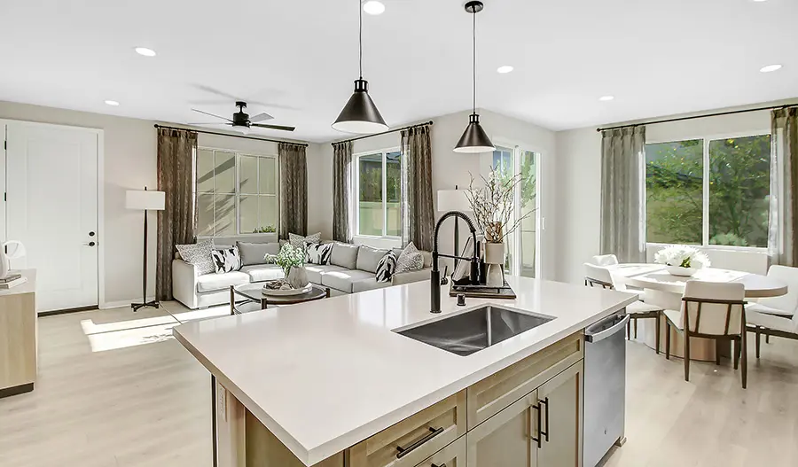 Kitchen of the Lenora floor plan