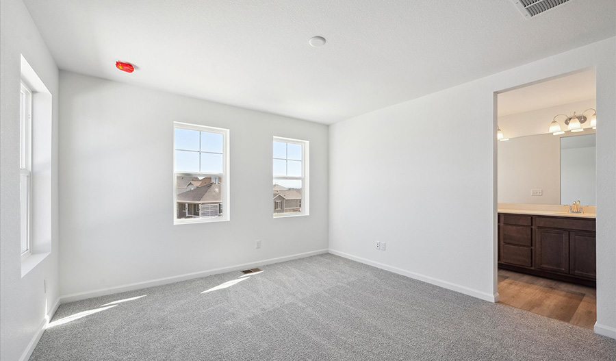 Bedroom of the CoralII floor plan