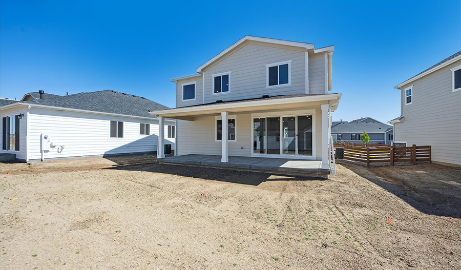 Rear Exterior of the CoralII floor plan