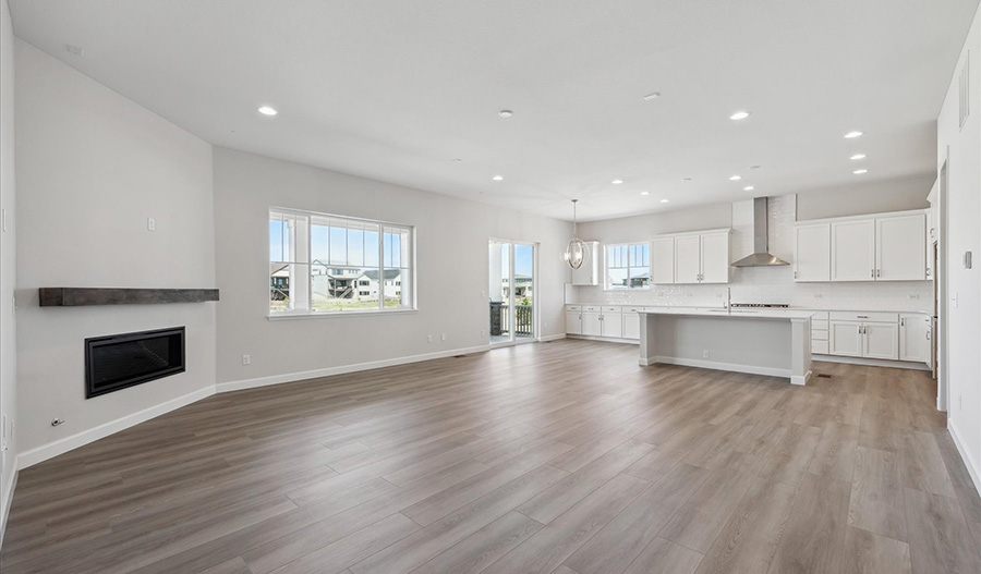 Great Room of the Daniel floor plan
