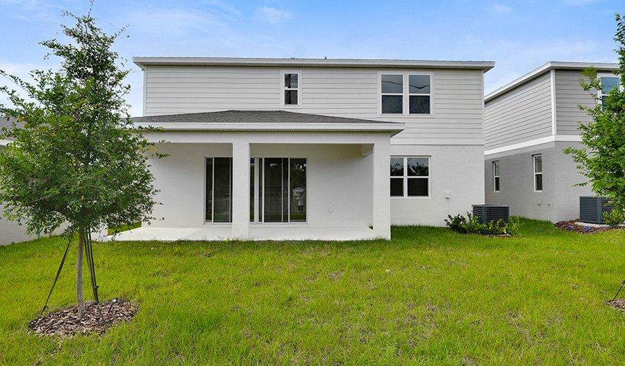 Rear Exterior of the Ammolite floor plan