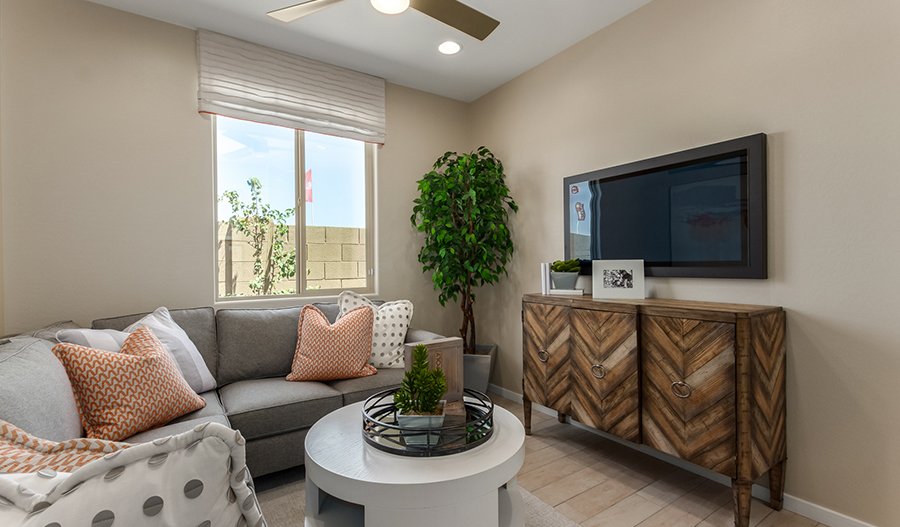 Living Room of the Sunstone floor plan