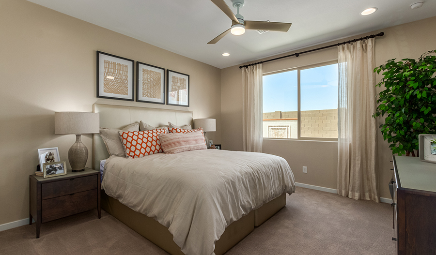 Bedroom of the Sunstone floor plan