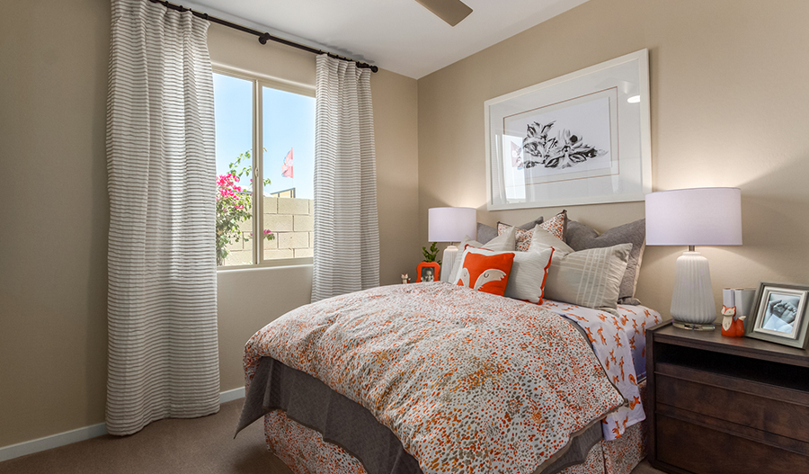 Bedroom of the Sunstone floor plan