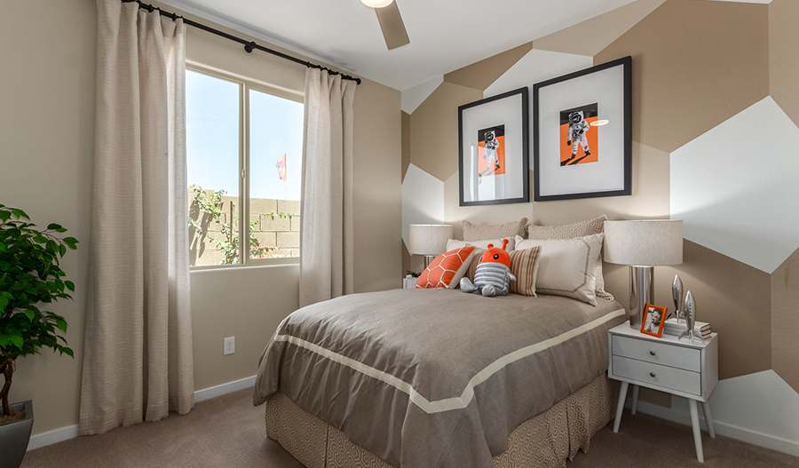 Bedroom of the Sunstone floor plan