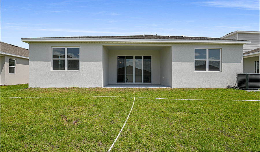 Rear Exterior of the Copper floor plan