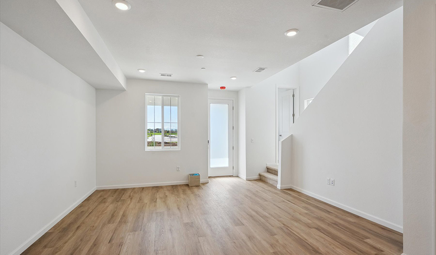 Living Room of the Boston floor plan