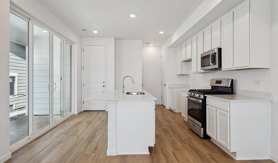 Kitchen of the Boston floor plan