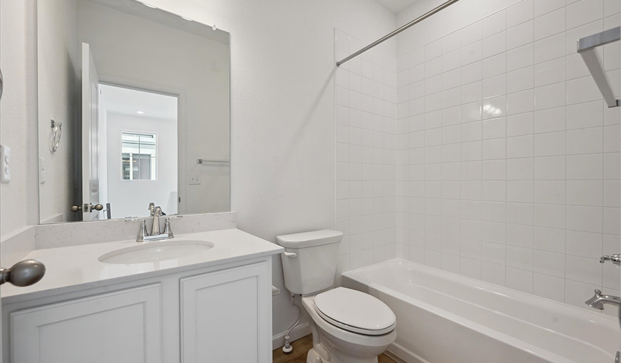 Bathroom of the Boston floor plan