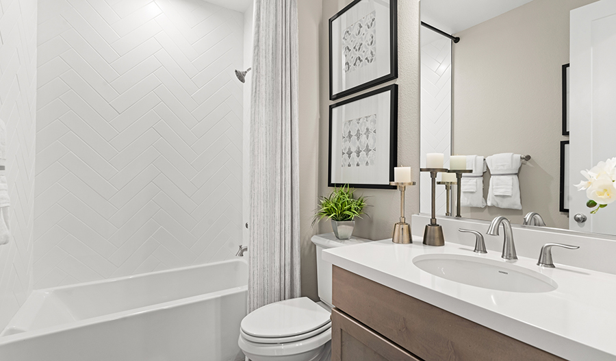 Bathroom of the Amethyst floor plan