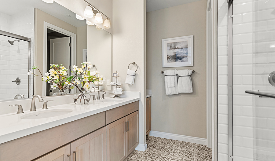 Bathroom of the Amethyst floor plan