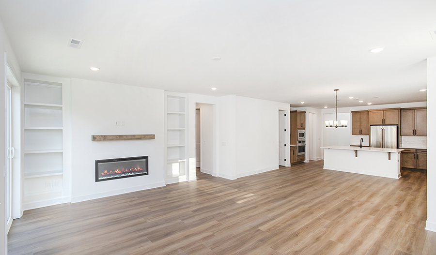 Great Room of the Dupont floor plan