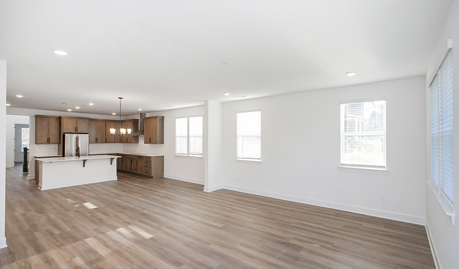 Great Room of the Dupont floor plan
