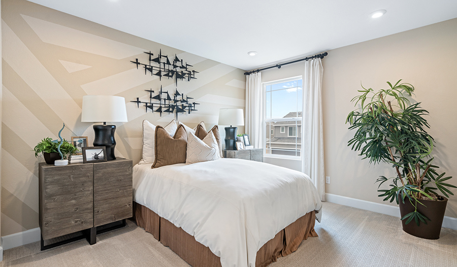 Bedroom of the Pearl floor plan