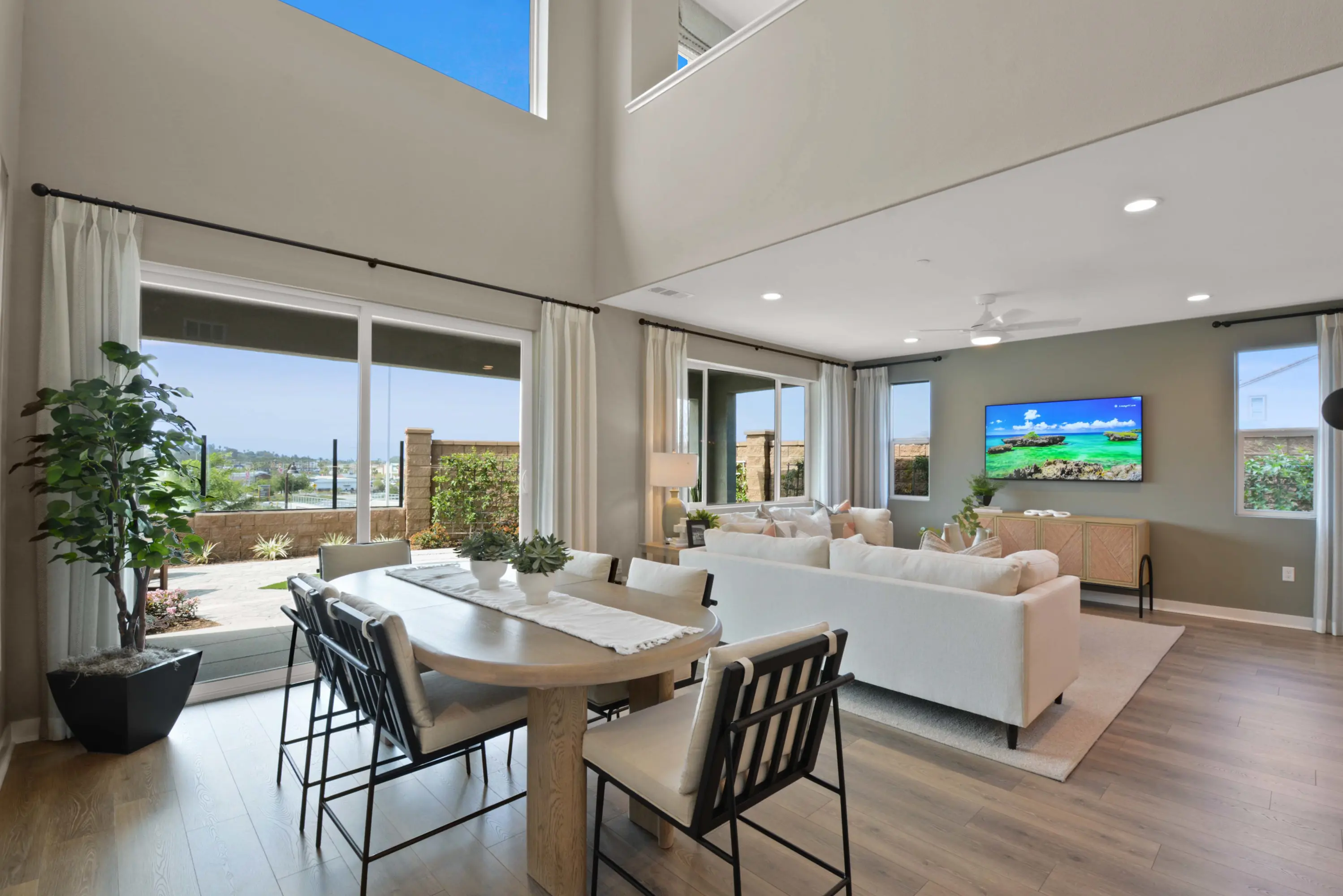 Dining Area of the Aveline floor plan
