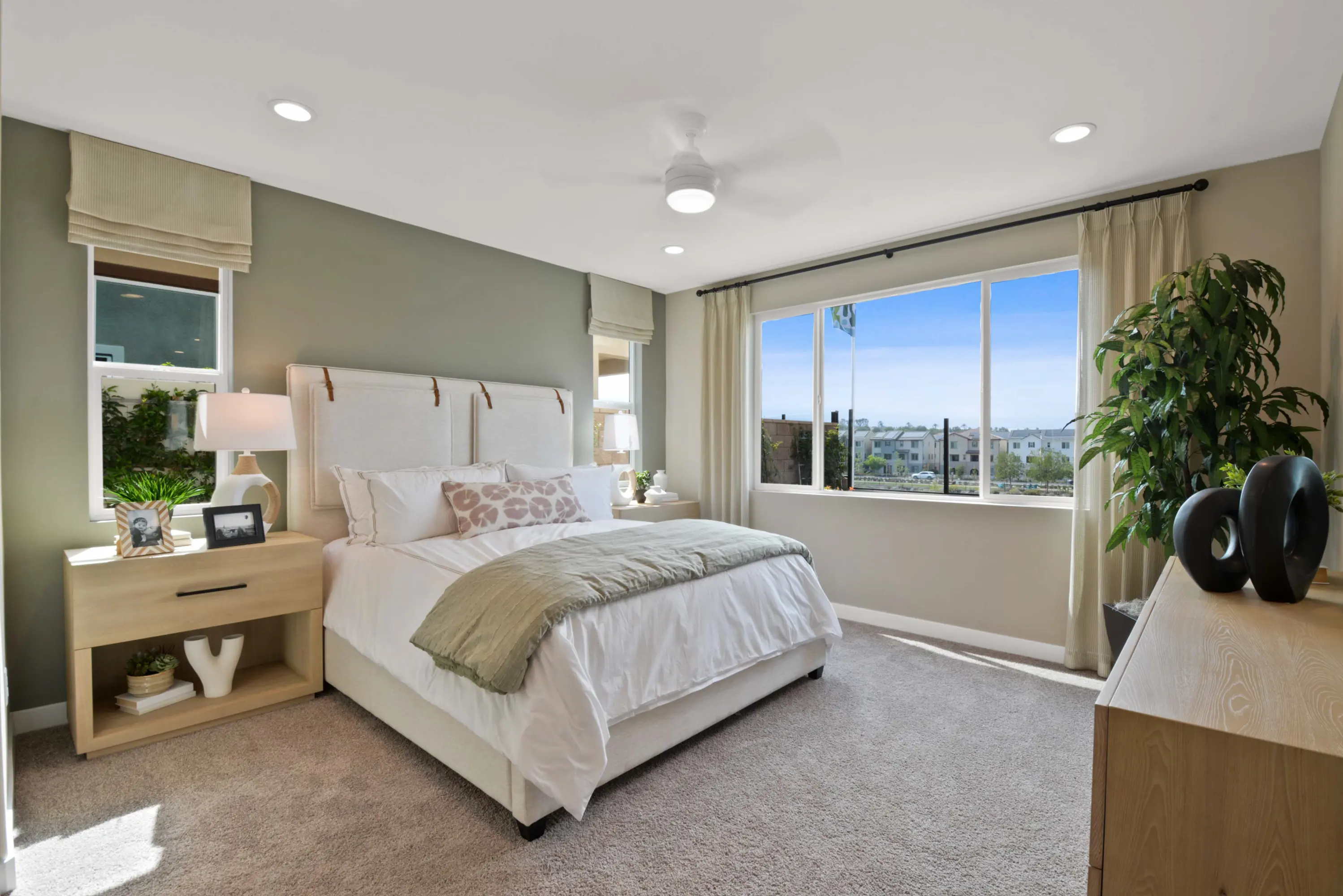 Bedroom of the Aveline floor plan