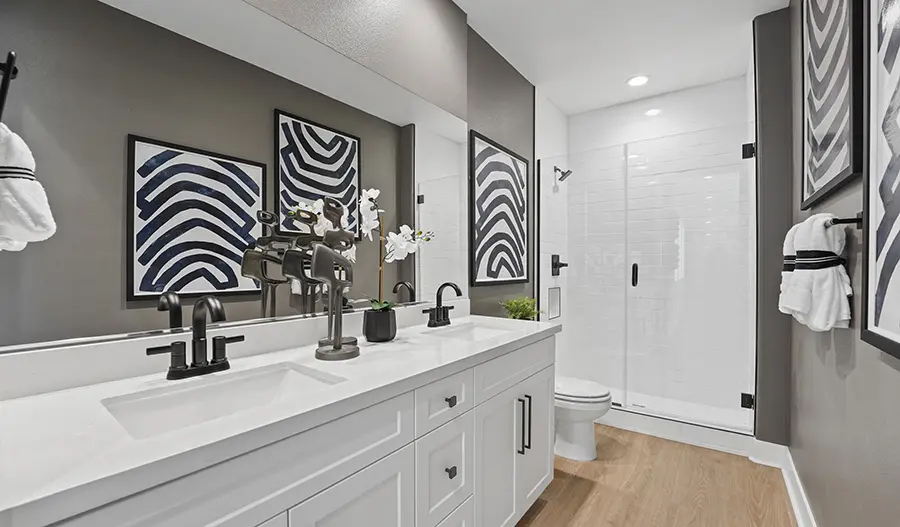 Bathroom Bathroom of the Nathanson floor plan