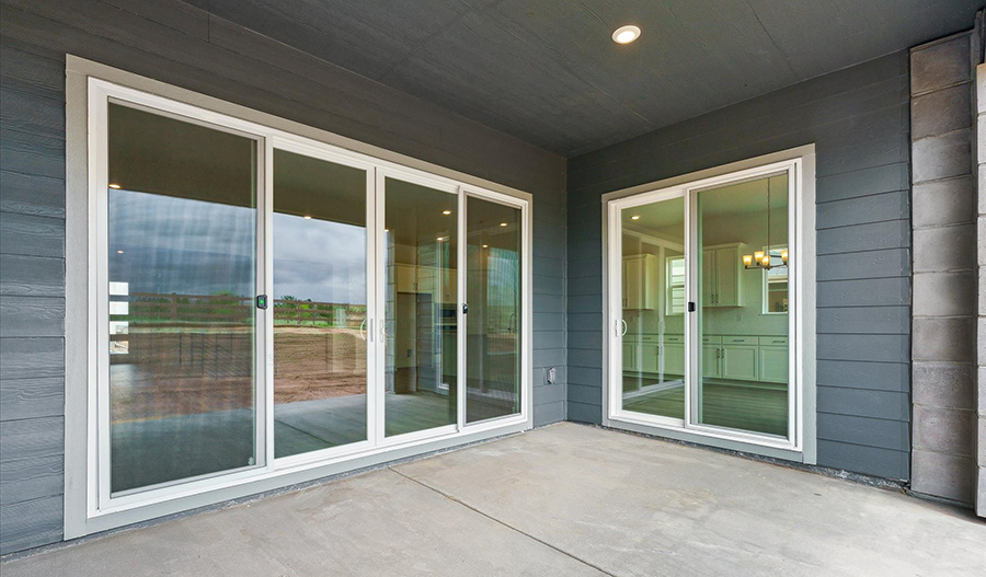 Patio of the Riverbend floor plan