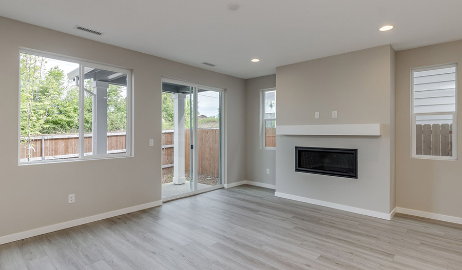Great Room of the Ironwood floor plan