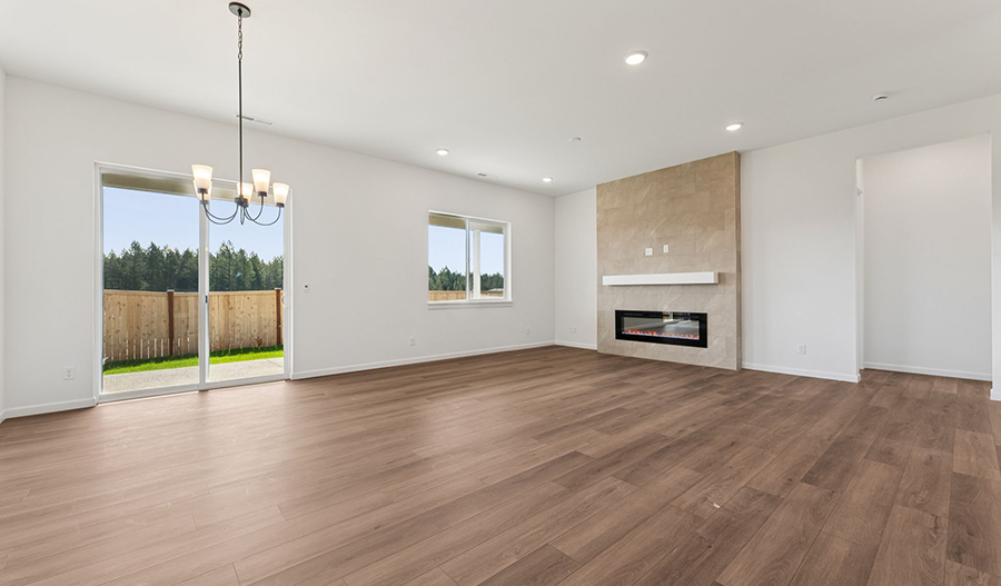 Great Room of the Arlington floor plan