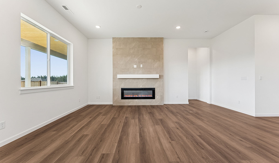 Great Room of the Arlington floor plan