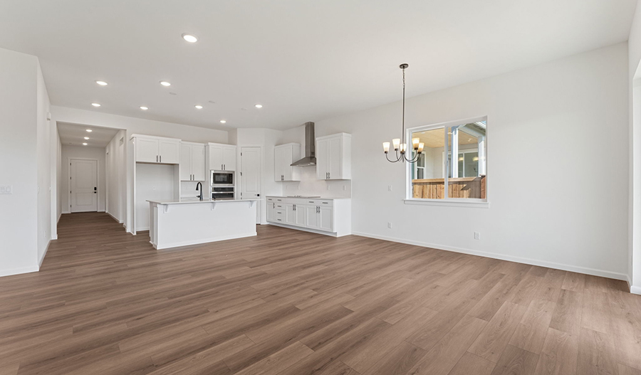Great Room of the Arlington floor plan