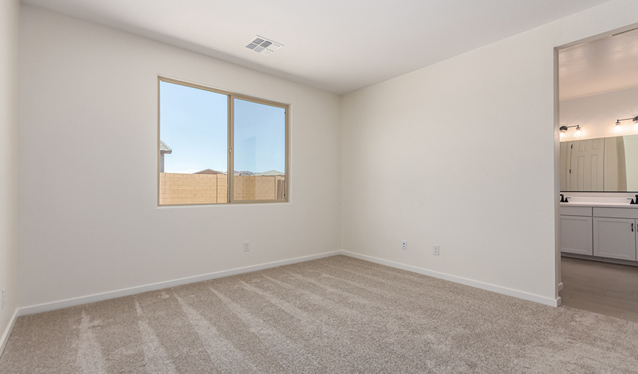 Bedroom of the Sunstone floor plan