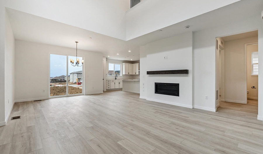 Great Room of the Layla floor plan