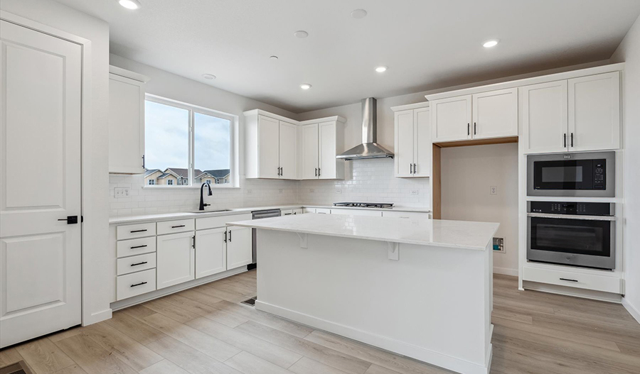 Kitchen of the Layla floor plan