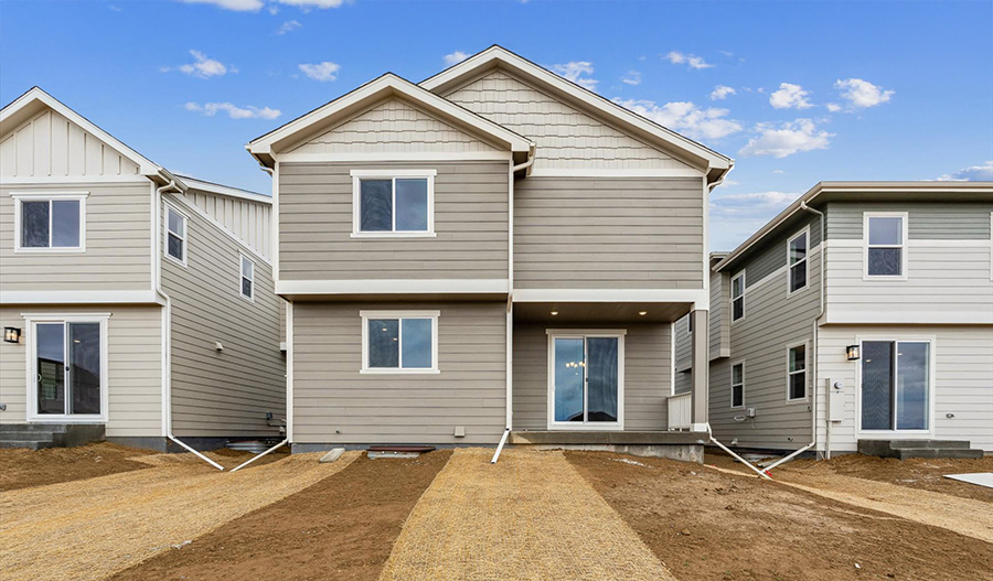 Rear Exterior of the Layla floor plan