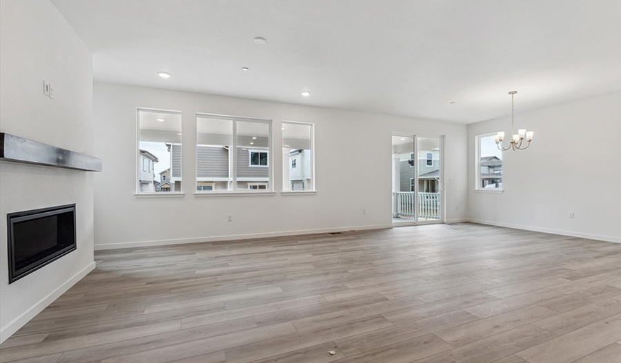 Great Room of the Laurel floor plan