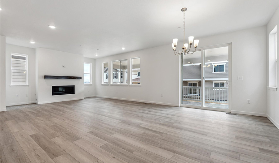 Great Room of the Laurel floor plan