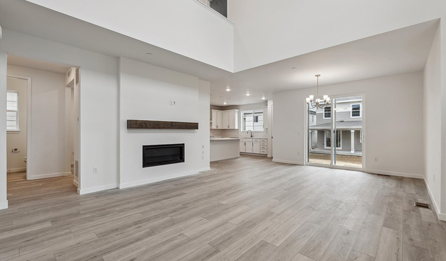 Great Room of the Layla floor plan