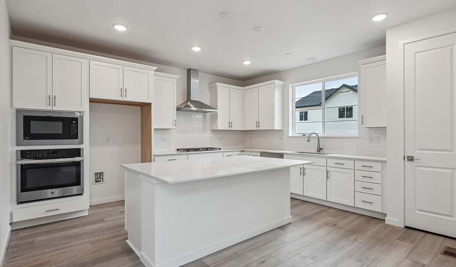 Kitchen of the Layla floor plan