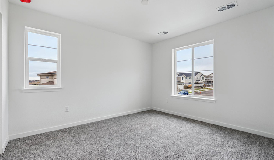 Bedroom of the Layla floor plan