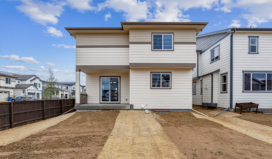 Rear Exterior of the Layla floor plan