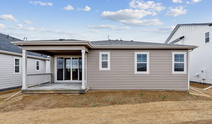 Rear Exterior of the Alexandrite floor plan