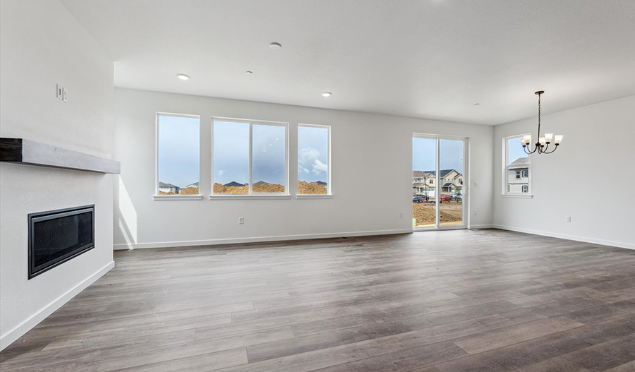 Great Room of the Laurel floor plan
